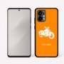 כיסוי בעיצוב אישי עם השם שלך לדגם - Motorola Edge 50 Fusion 5G בעיצוב הארלי-דיווידסון