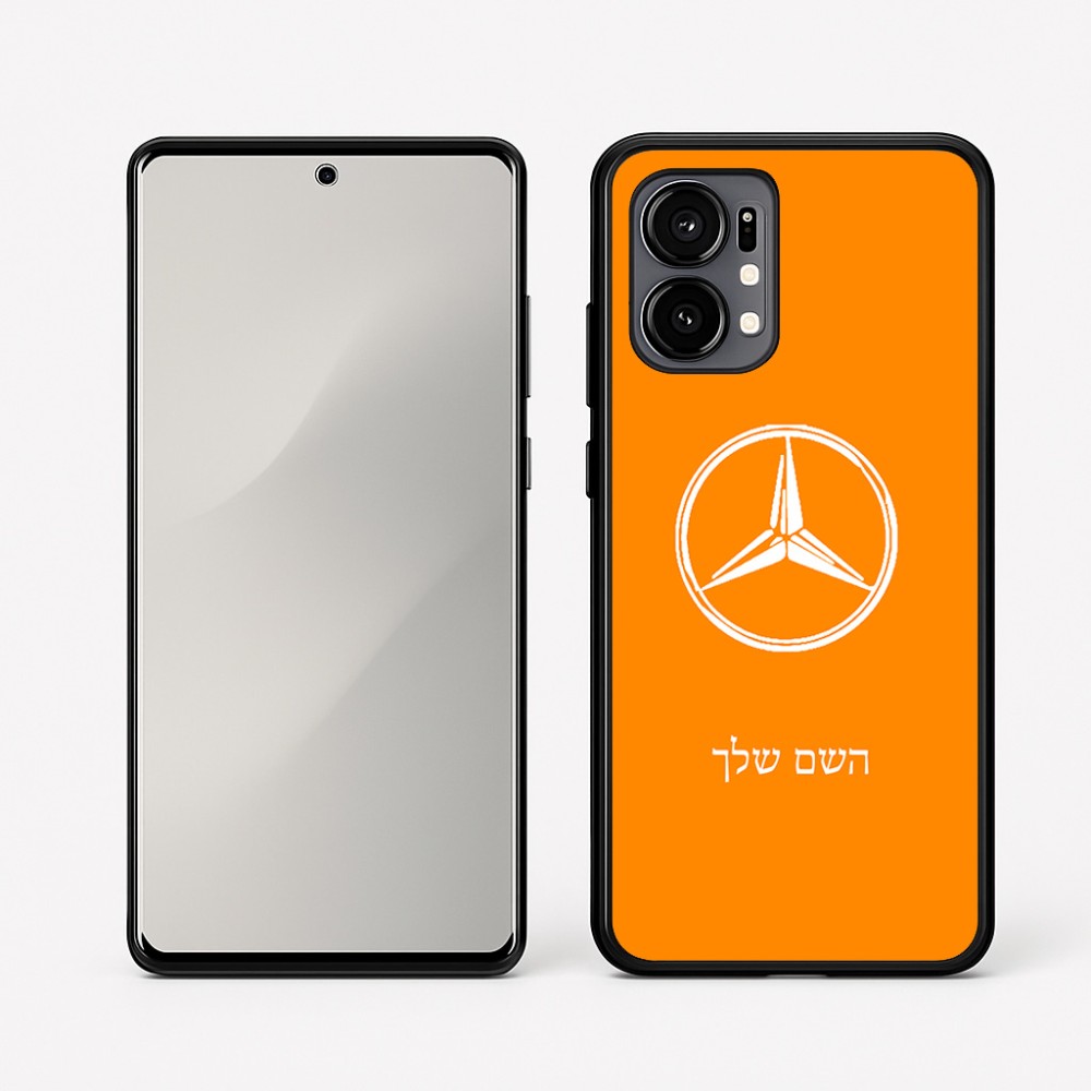 כיסוי בעיצוב אישי עם השם שלך לדגם - Motorola Edge 50 Fusion 5G בעיצוב מרצדס-בנץ