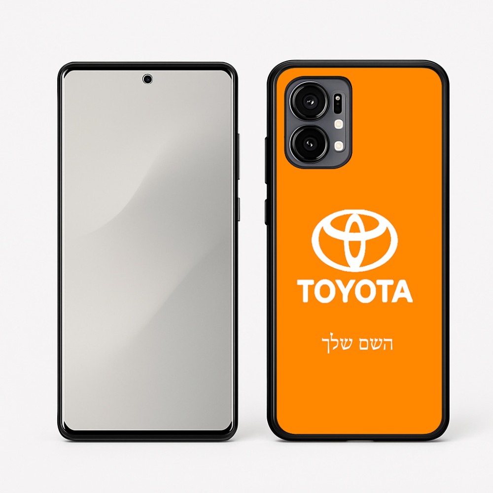 כיסוי בעיצוב אישי עם השם שלך לדגם - Motorola Edge 50 Fusion 5G בעיצוב טויוטה