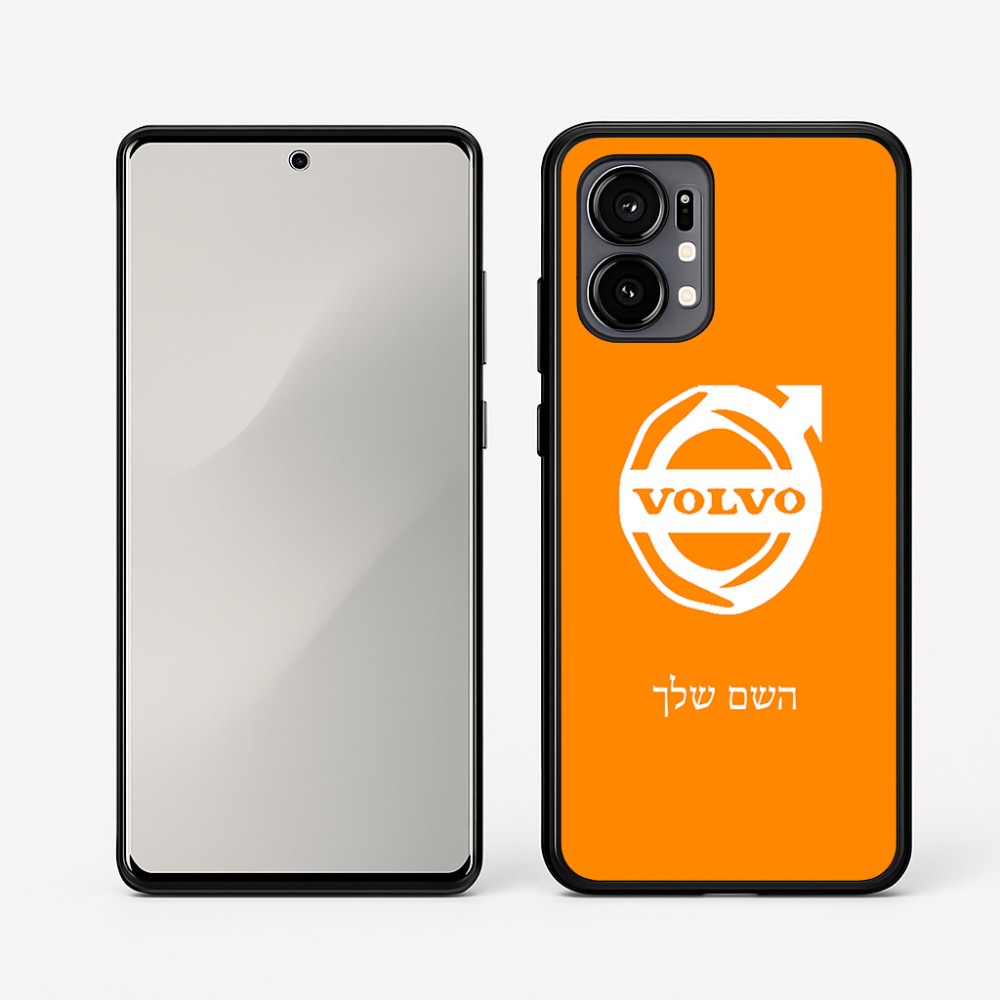 כיסוי בעיצוב אישי עם השם שלך לדגם - Motorola Edge 50 Fusion 5G בעיצוב וולוו