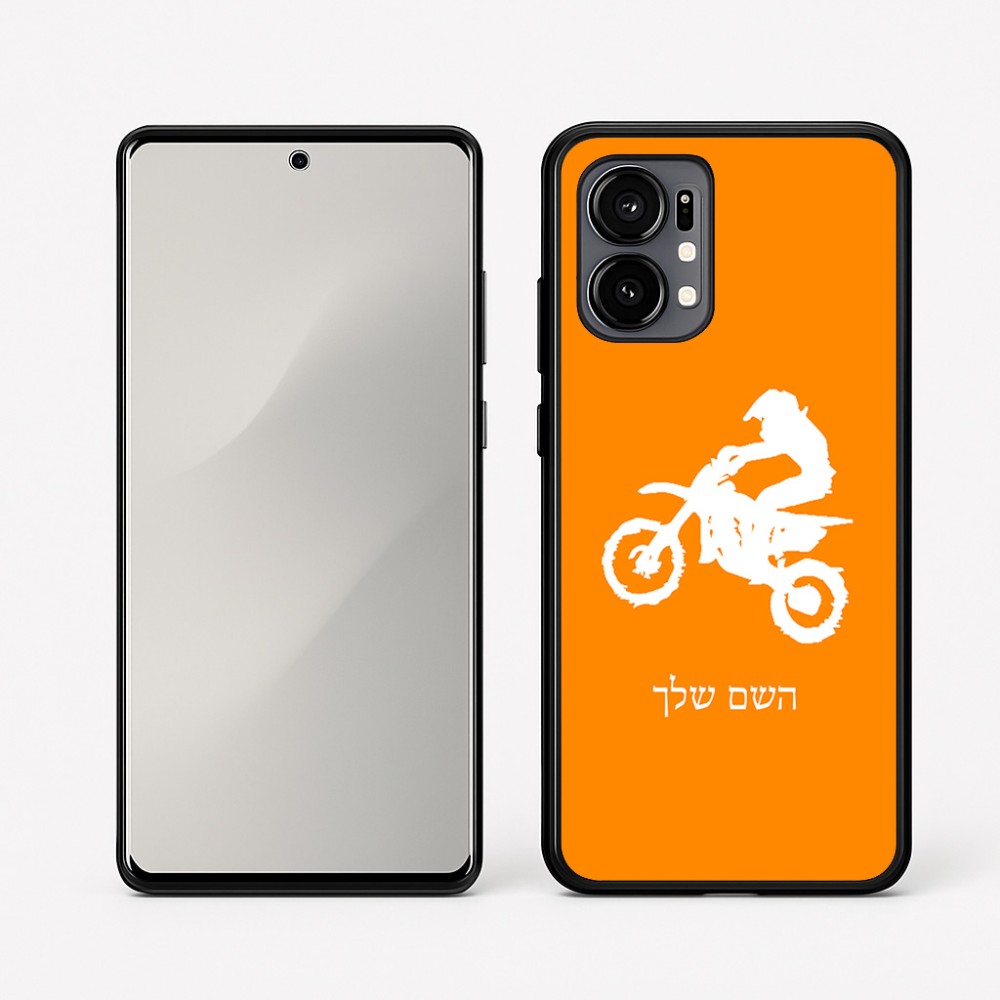 כיסוי בעיצוב אישי עם השם שלך לדגם - Motorola Edge 50 Fusion 5G בעיצוב מוטוקרוס