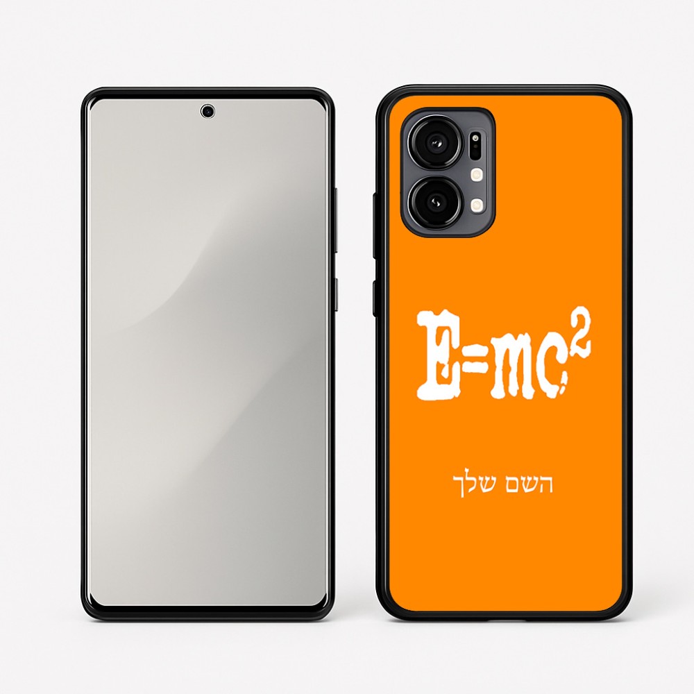 כיסוי בעיצוב אישי עם השם שלך לדגם - Motorola Edge 50 Fusion 5G בעיצוב נוסחת אלברט איינשטיין
