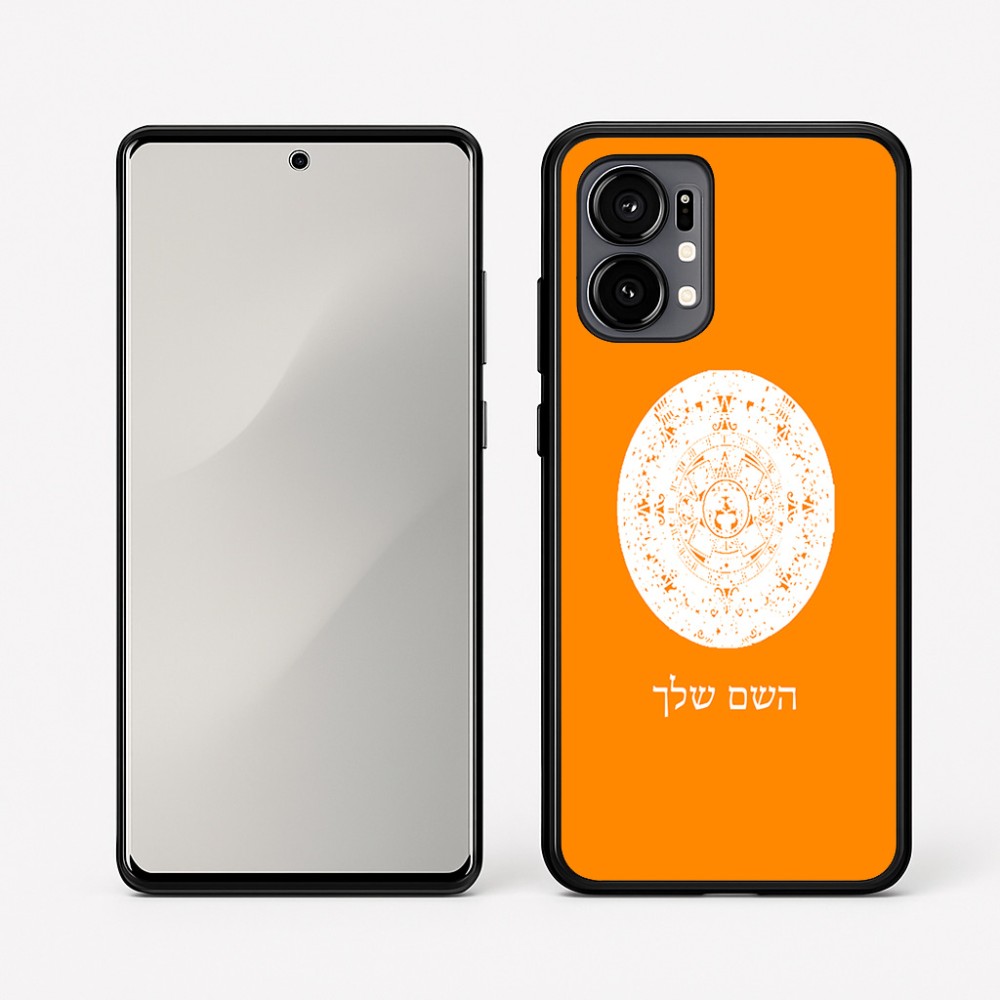 כיסוי בעיצוב אישי עם השם שלך לדגם - Motorola Edge 50 Fusion 5G בעיצוב לוח שנה אצטקי של המאיה