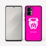 כיסוי בעיצוב אישי עם השם שלך לדגם - Motorola Edge 50 Fusion 5G בעיצוב פרצוף בולדוג