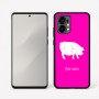 כיסוי בעיצוב אישי עם השם שלך לדגם - Motorola Edge 50 Fusion 5G בעיצוב חזיר