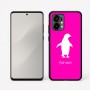 כיסוי בעיצוב אישי עם השם שלך לדגם - Motorola Edge 50 Fusion 5G בעיצוב פינגווין