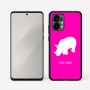 כיסוי בעיצוב אישי עם השם שלך לדגם - Motorola Edge 50 Fusion 5G בעיצוב קרנף