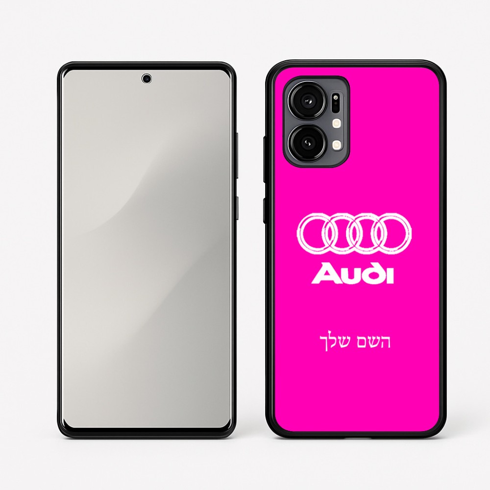 כיסוי בעיצוב אישי עם השם שלך לדגם - Motorola Edge 50 Fusion 5G בעיצוב אאודי