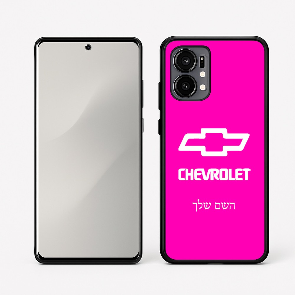 כיסוי בעיצוב אישי עם השם שלך לדגם - Motorola Edge 50 Fusion 5G בעיצוב שברולט