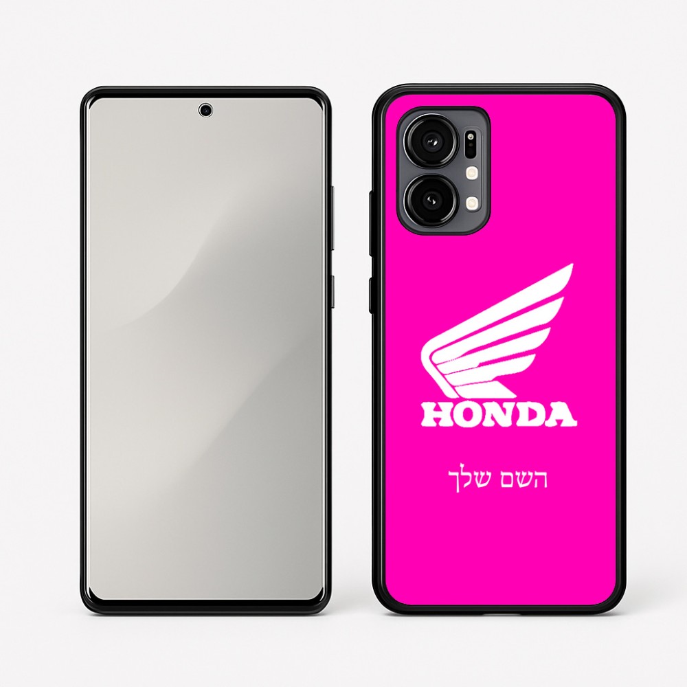 כיסוי בעיצוב אישי עם השם שלך לדגם - Motorola Edge 50 Fusion 5G בעיצוב הונדה