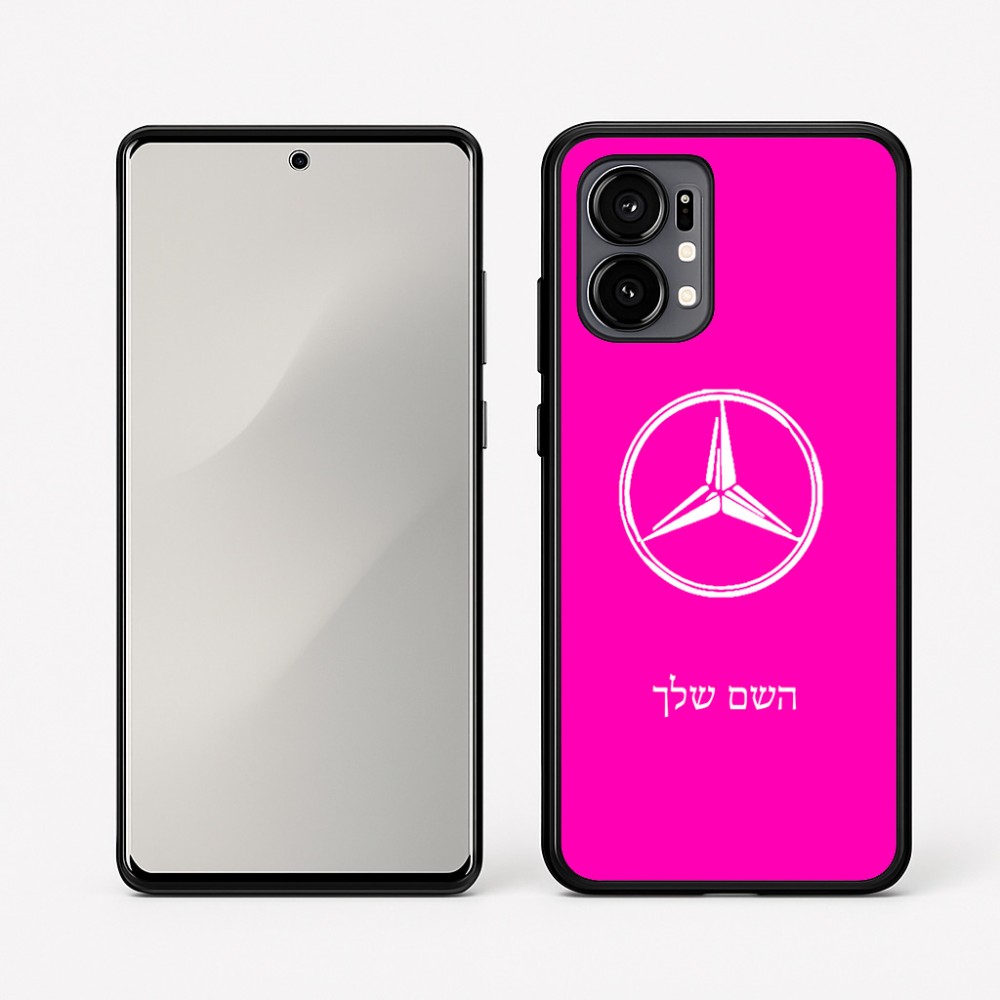 כיסוי בעיצוב אישי עם השם שלך לדגם - Motorola Edge 50 Fusion 5G בעיצוב מרצדס-בנץ
