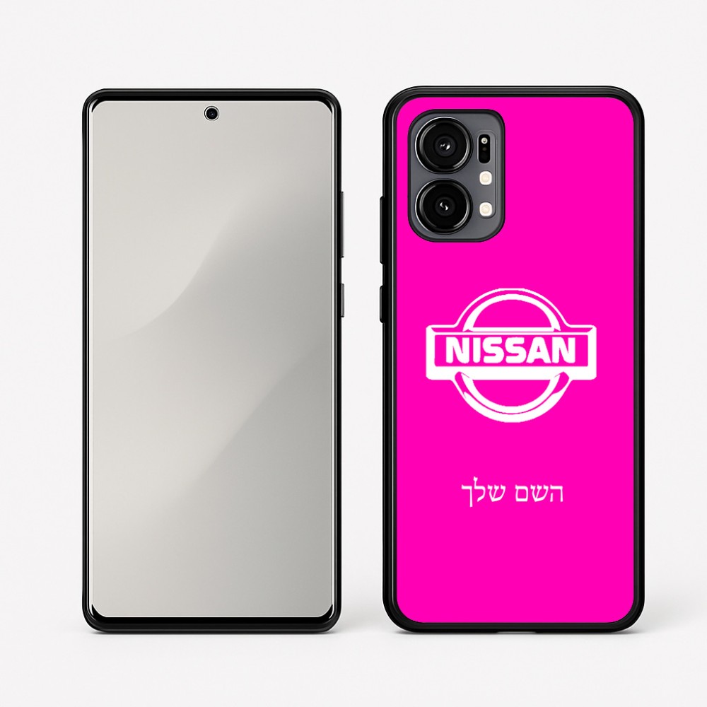 כיסוי בעיצוב אישי עם השם שלך לדגם - Motorola Edge 50 Fusion 5G בעיצוב ניסאן