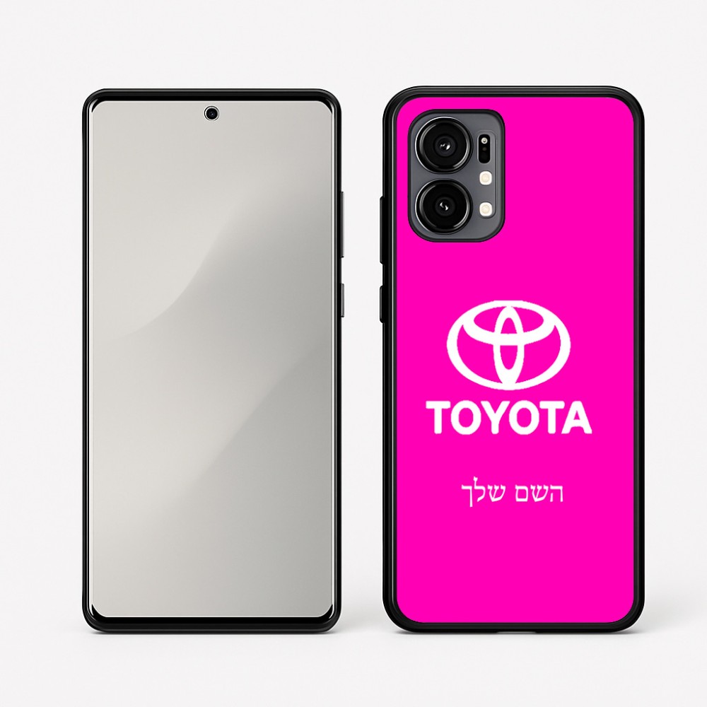כיסוי בעיצוב אישי עם השם שלך לדגם - Motorola Edge 50 Fusion 5G בעיצוב טויוטה