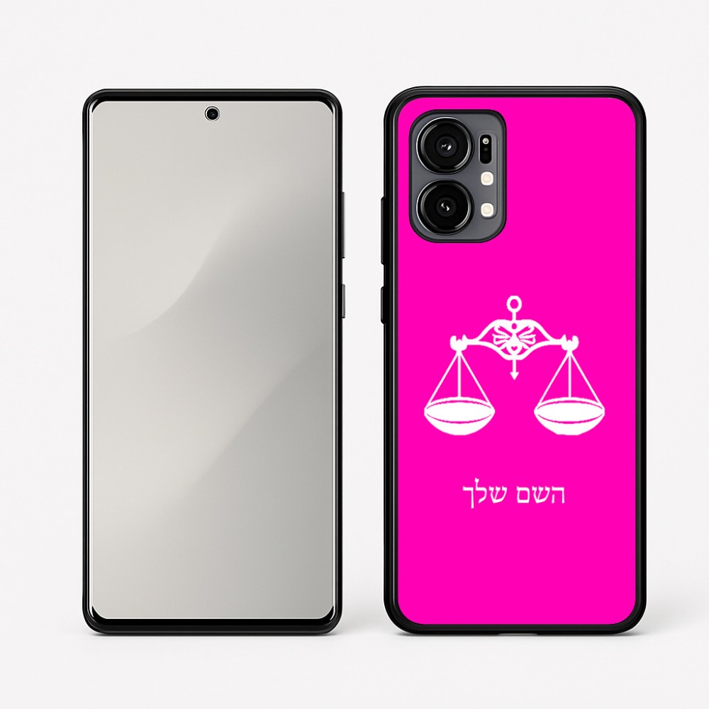 כיסוי בעיצוב אישי עם השם שלך לדגם - Motorola Edge 50 Fusion 5G בעיצוב מזלות - מאזניים