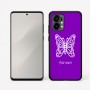 כיסוי בעיצוב אישי עם השם שלך לדגם - Motorola Edge 50 Fusion 5G בעיצוב פרפר
