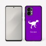 כיסוי בעיצוב אישי עם השם שלך לדגם - Motorola Edge 50 Fusion 5G בעיצוב דינוזאור