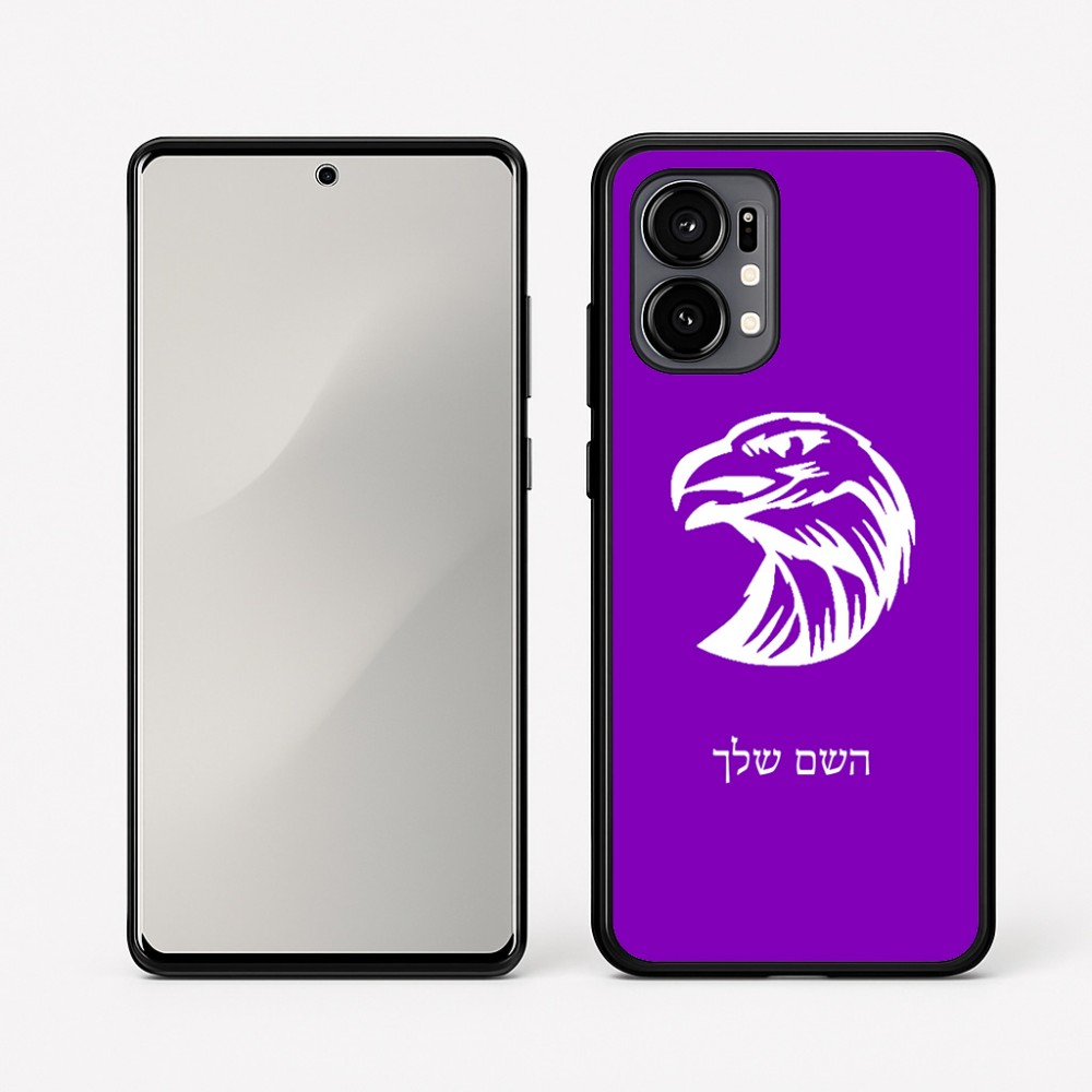 כיסוי בעיצוב אישי עם השם שלך לדגם - Motorola Edge 50 Fusion 5G בעיצוב ראש נשר