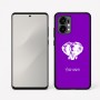 כיסוי בעיצוב אישי עם השם שלך לדגם - Motorola Edge 50 Fusion 5G בעיצוב ראש פיל