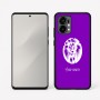 כיסוי בעיצוב אישי עם השם שלך לדגם - Motorola Edge 50 Fusion 5G בעיצוב פני אריה