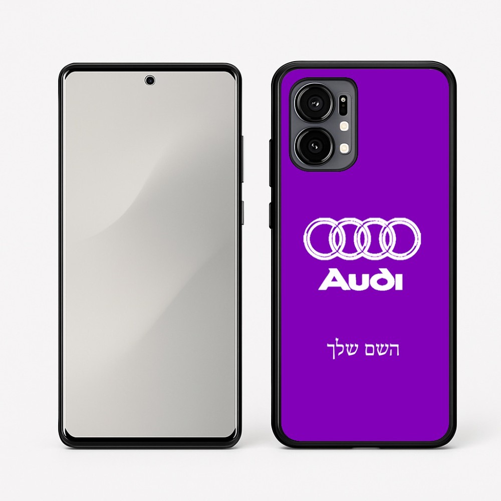 כיסוי בעיצוב אישי עם השם שלך לדגם - Motorola Edge 50 Fusion 5G בעיצוב אאודי