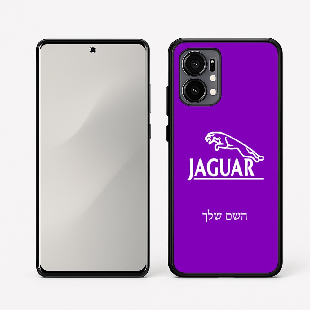 כיסוי בעיצוב אישי עם השם שלך לדגם - Motorola Edge 50 Fusion 5G בעיצוב יגואר