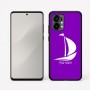 כיסוי בעיצוב אישי עם השם שלך לדגם - Motorola Edge 50 Fusion 5G בעיצוב סירה