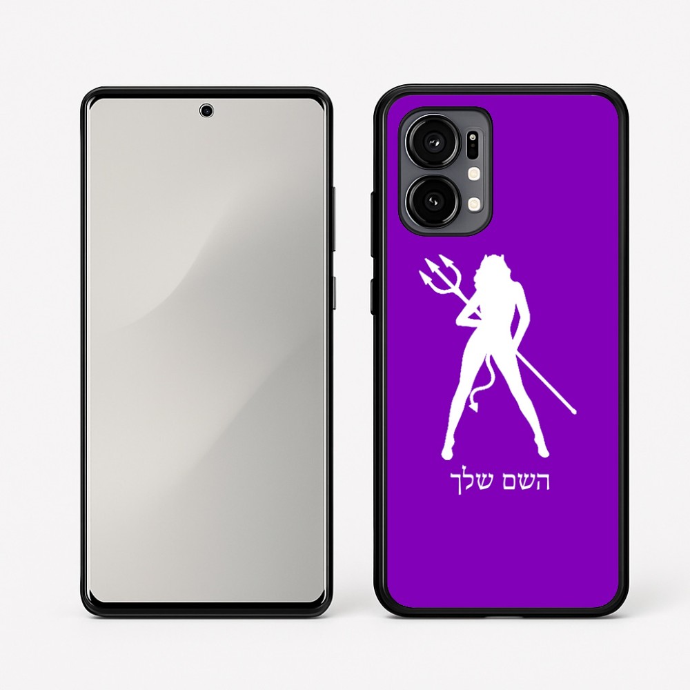 כיסוי בעיצוב אישי עם השם שלך לדגם - Motorola Edge 50 Fusion 5G בעיצוב אישה שטן