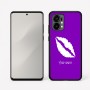 כיסוי בעיצוב אישי עם השם שלך לדגם - Motorola Edge 50 Fusion 5G בעיצוב שפתיים - נשיקה
