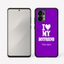 כיסוי בעיצוב אישי עם השם שלך לדגם - Motorola Edge 50 Fusion 5G בעיצוב אוהבת את החבר שלי