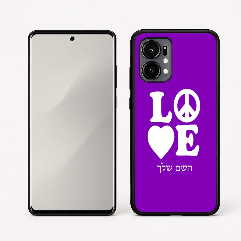 כיסוי בעיצוב אישי עם השם שלך לדגם - Motorola Edge 50 Fusion 5G בעיצוב אהבה