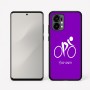 כיסוי בעיצוב אישי עם השם שלך לדגם - Motorola Edge 50 Fusion 5G בעיצוב אופניים אולימפיים