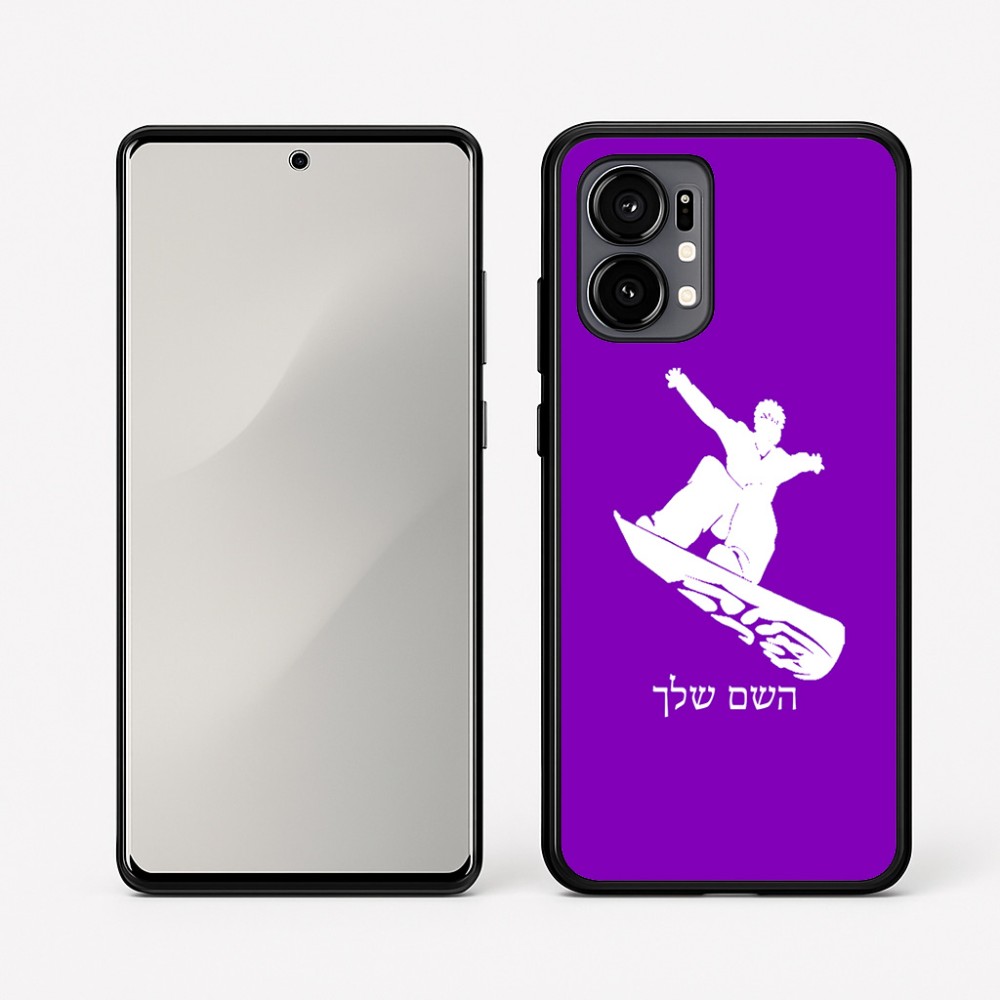 כיסוי בעיצוב אישי עם השם שלך לדגם - Motorola Edge 50 Fusion 5G בעיצוב סנובורדיסט