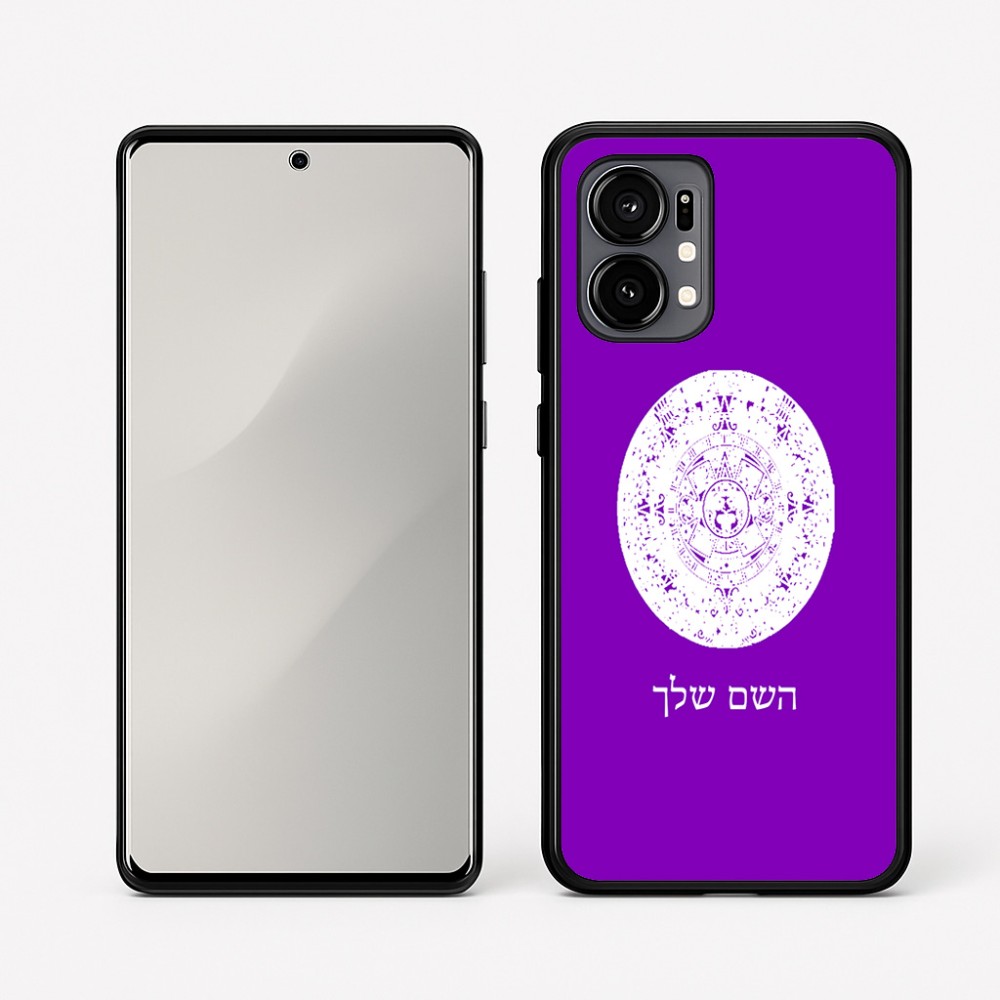 כיסוי בעיצוב אישי עם השם שלך לדגם - Motorola Edge 50 Fusion 5G בעיצוב לוח שנה אצטקי של המאיה