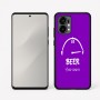 כיסוי בעיצוב אישי עם השם שלך לדגם - Motorola Edge 50 Fusion 5G בעיצוב מיכל של בירה