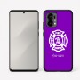 כיסוי בעיצוב אישי עם השם שלך לדגם - Motorola Edge 50 Fusion 5G בעיצוב כבאי - תגית