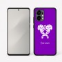 כיסוי בעיצוב אישי עם השם שלך לדגם - Motorola Edge 50 Fusion 5G בעיצוב פרחי קרן