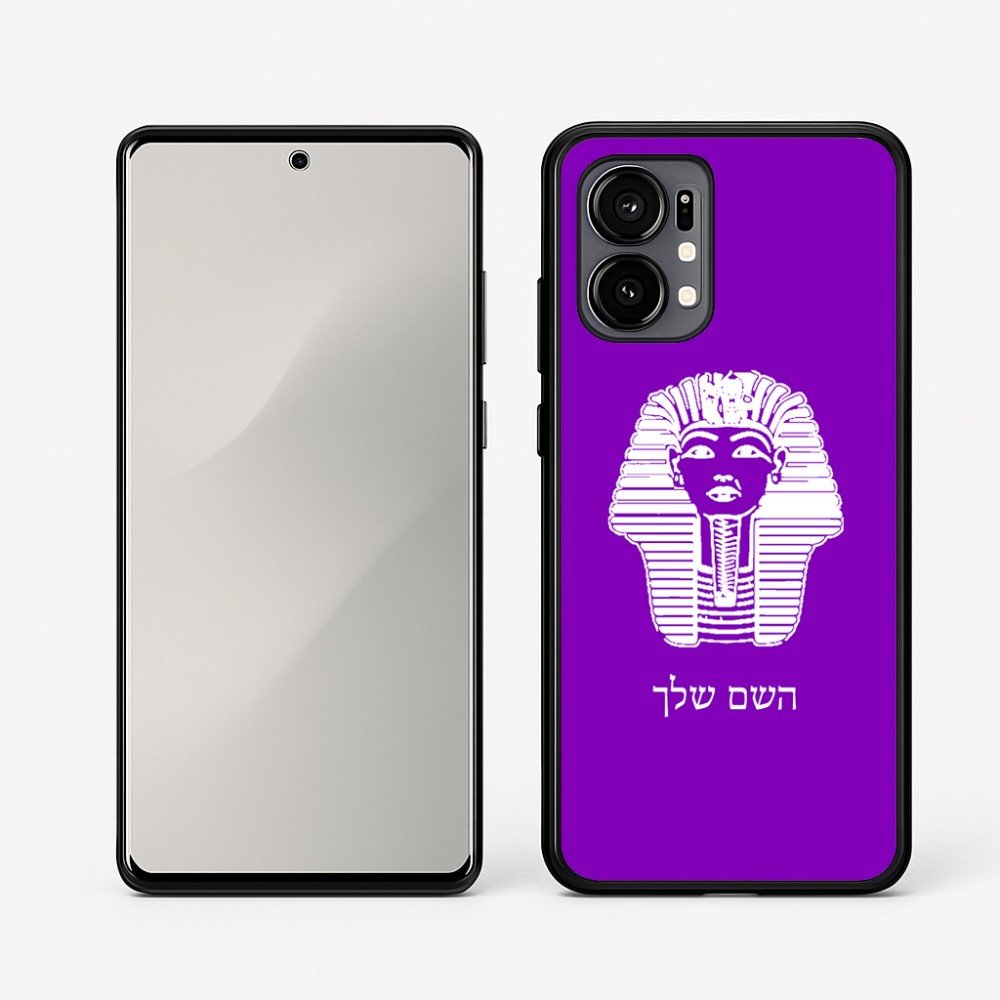 כיסוי בעיצוב אישי עם השם שלך לדגם - Motorola Edge 50 Fusion 5G בעיצוב פרעה - תות ענח' אמון מצרי