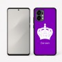 כיסוי בעיצוב אישי עם השם שלך לדגם - Motorola Edge 50 Fusion 5G בעיצוב כתר מלכותי