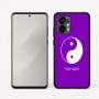 כיסוי בעיצוב אישי עם השם שלך לדגם - Motorola Edge 50 Fusion 5G בעיצוב סמל יינג יאנג