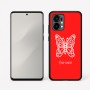 כיסוי בעיצוב אישי עם השם שלך לדגם - Motorola Edge 50 Fusion 5G בעיצוב פרפר