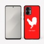 כיסוי בעיצוב אישי עם השם שלך לדגם - Motorola Edge 50 Fusion 5G בעיצוב תרנגול