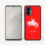 כיסוי בעיצוב אישי עם השם שלך לדגם - Motorola Edge 50 Fusion 5G בעיצוב הארלי-דיווידסון