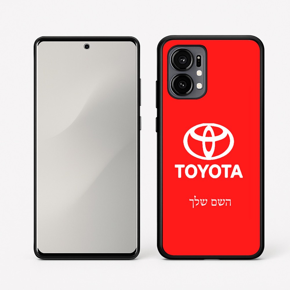 כיסוי בעיצוב אישי עם השם שלך לדגם - Motorola Edge 50 Fusion 5G בעיצוב טויוטה