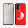 כיסוי בעיצוב אישי עם השם שלך לדגם - Motorola Edge 50 Fusion 5G בעיצוב סירה