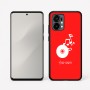 כיסוי בעיצוב אישי עם השם שלך לדגם - Motorola Edge 50 Fusion 5G בעיצוב תקליטור - אזור מוזיקה
