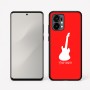 כיסוי בעיצוב אישי עם השם שלך לדגם - Motorola Edge 50 Fusion 5G בעיצוב גיטרה