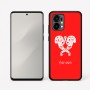 כיסוי בעיצוב אישי עם השם שלך לדגם - Motorola Edge 50 Fusion 5G בעיצוב פרחי קרן