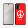כיסוי בעיצוב אישי עם השם שלך לדגם - Motorola Edge 50 Fusion 5G בעיצוב סמל השלום