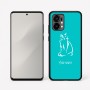 כיסוי בעיצוב אישי עם השם שלך לדגם - Motorola Edge 50 Fusion 5G בעיצוב חתול