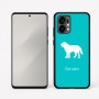 כיסוי בעיצוב אישי עם השם שלך לדגם - Motorola Edge 50 Fusion 5G בעיצוב כלב